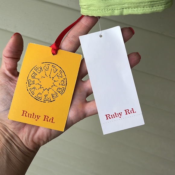 New Ruby Rd. Neon green animal print button down jacket - Picture 6 of 15